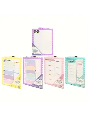 Mikro 29x29 Cm Çift Taraflı Kalemli Manyetik Yazı Tahtası Jl-116