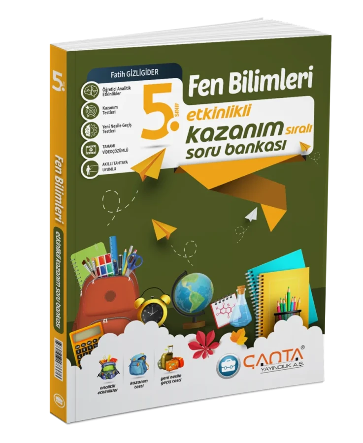 Çanta Yay.-5.sınıf Fen Bilimleri Etkinlikli Soru Bankası 2425