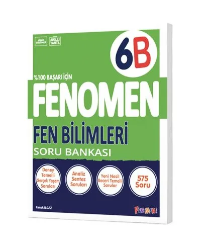 Fenomen Yay.-6.sınıf Fen Bilimleri B Soru Bankası 2425