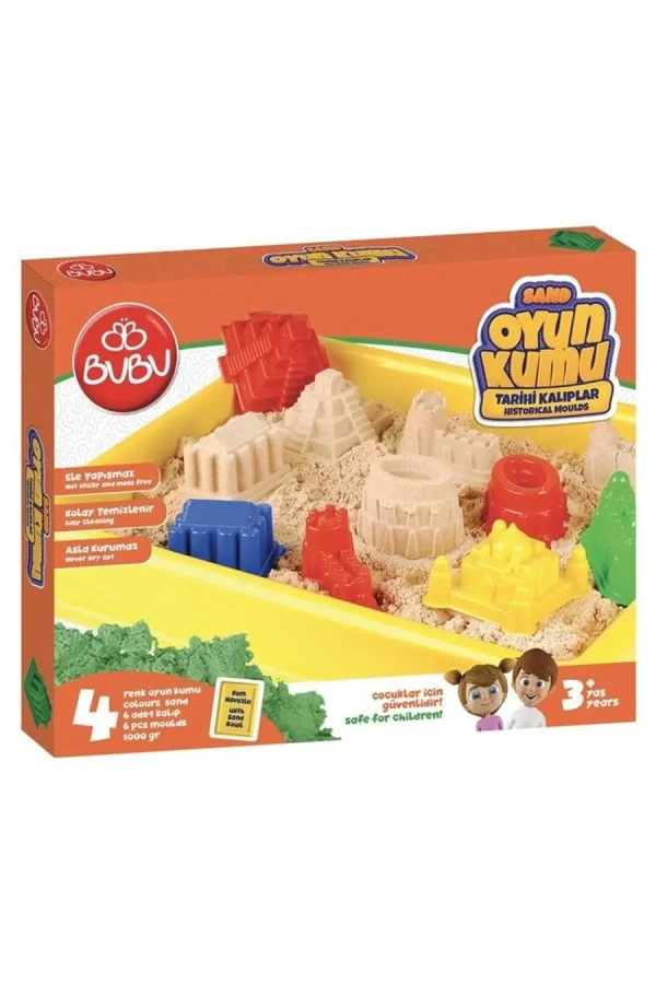 Bubu 1000gr Oyun Kumu Büyük Havuzlu Tarihi Kalıplar Ku0052