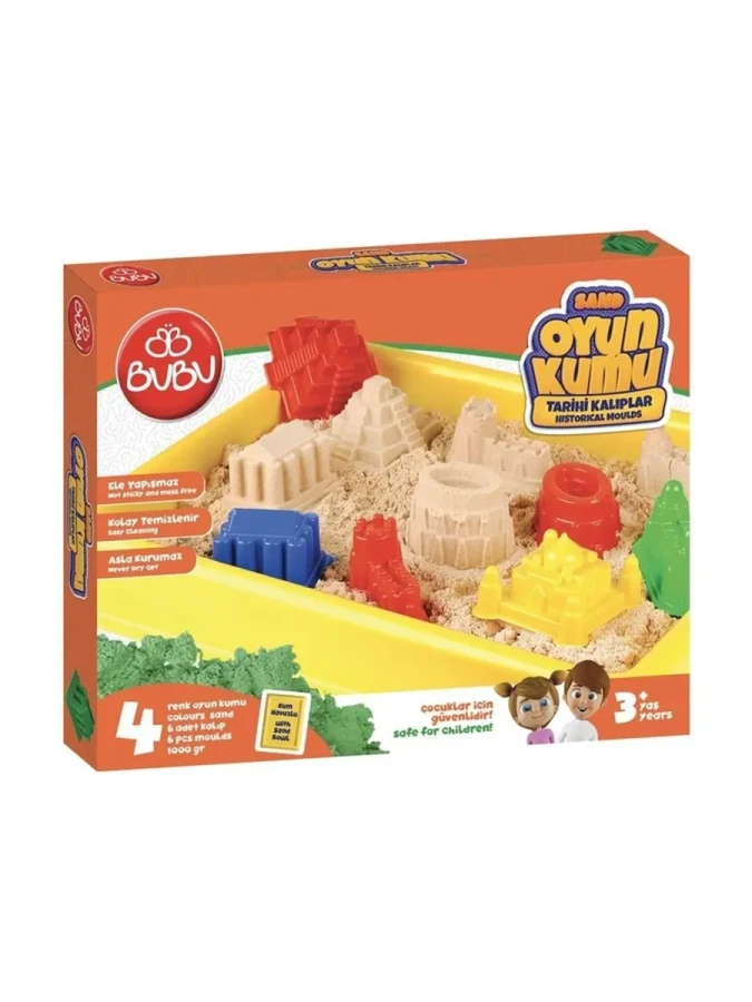Bubu 1000gr Oyun Kumu Büyük Havuzlu Tarihi Kalıplar Ku0052