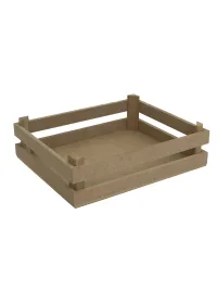 Aka Ahşap Büyük Kasa 30x25x8.5 Cm Ks03