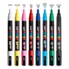 Uni Posca 0.9-1.3 Su Bazlı Markör Kalem Ana Renkler 8"li Pc-3m 8c