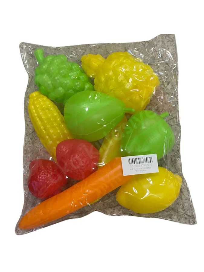 Elif Plastik Meyve-sebze Seti 10 Parça