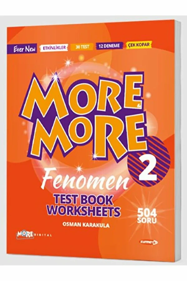 Kurmay Yay.-2.sınıf More&more İngilizce Woeksheet&test Kitabı 2425