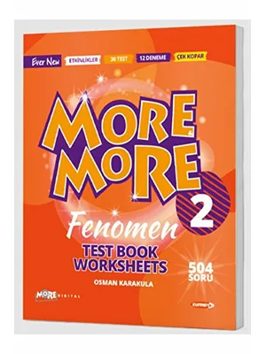 Kurmay Yay.-2.sınıf More&more İngilizce Woeksheet&test Kitabı 2425