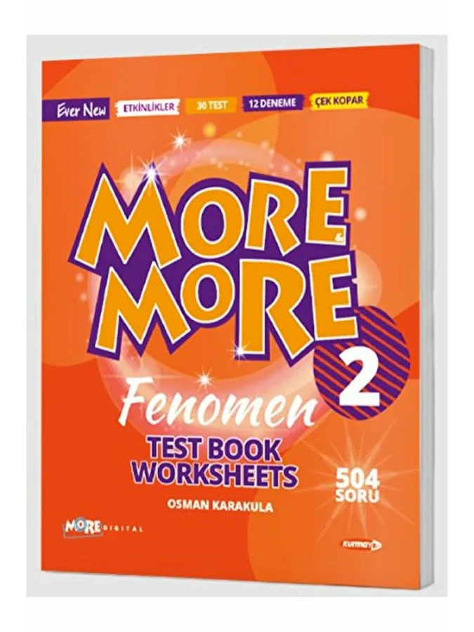 Kurmay Yay.-2.sınıf More&more İngilizce Woeksheet&test Kitabı 2425