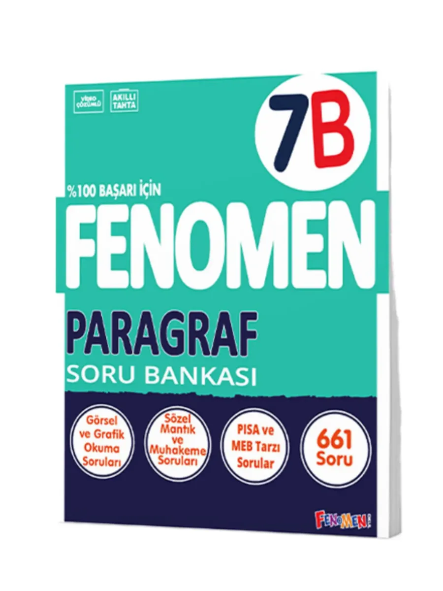 Fenomen Yay.-7.sınıf Paragraf B Soru Bankası 2425