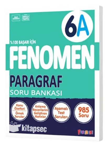 Fenomen Yay.-6.sınıf Paragraf A Soru Bankası 2425