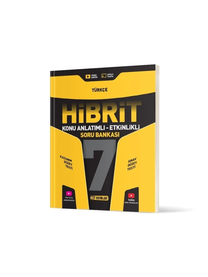 Hız Yay.-7.sınıf Türkçe Hibrit Konu Anlatımlı Etkinlikli Soru Bankası 2425