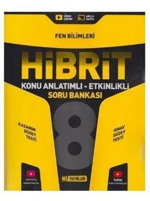 Hız Yay.-8.sınıf Fen Bilimleri Hibrit Konu Anlatımlı Etkinlikli Soru Bankası 2425