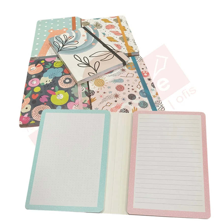 Lizy 12x17 Çift Taraflı İki Renk Bloknot Un22