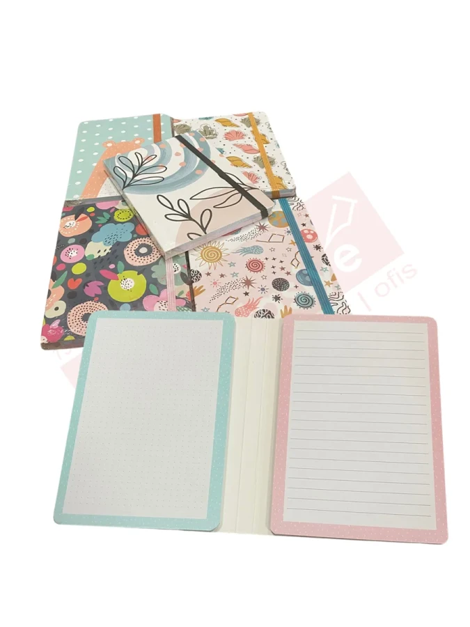 Lizy 12x17 Çift Taraflı İki Renk Bloknot Un22