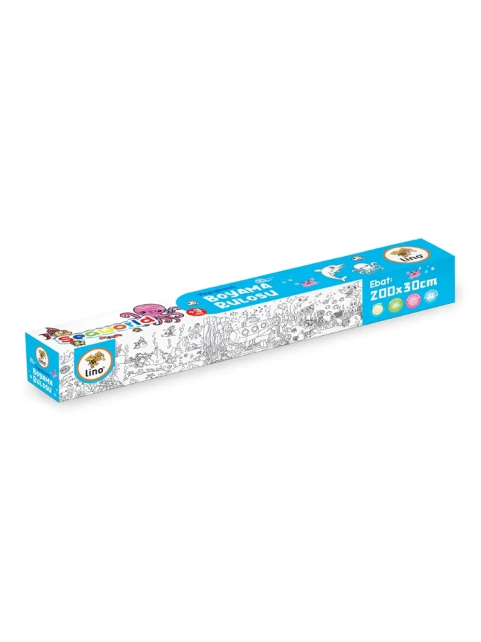 Lino 200mm X 30mt Yapışkanlı Boyama Rulosu Sea World Ls-200
