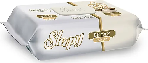 Sleepy Beyaz Sabun Islak Mendil 90"lı
