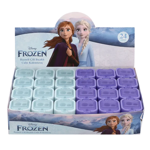 Frocx Frozen Wonder Çift Hazneli Cube Kalemtraş 40439a
