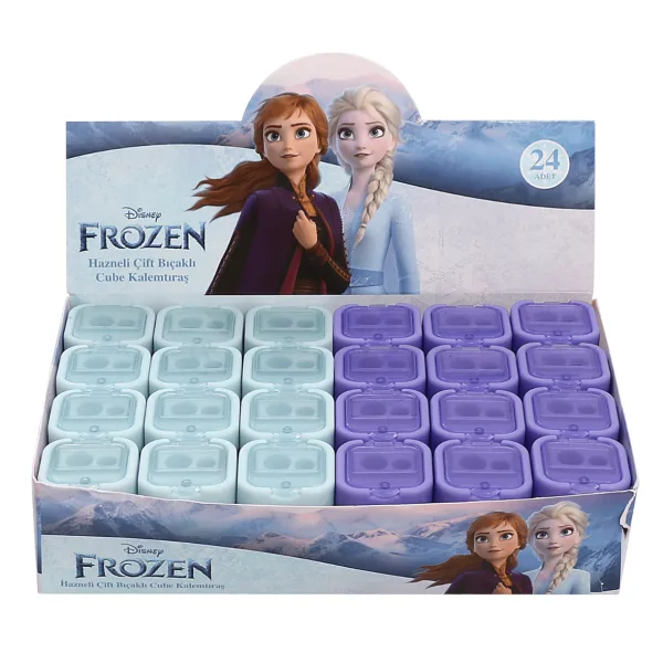 Frocx Frozen Wonder Çift Hazneli Cube Kalemtraş 40439a