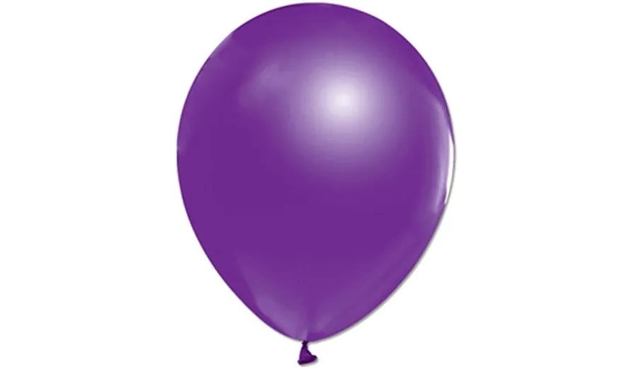 Nedi Düz Renk Balon 10"lu Violet 12941