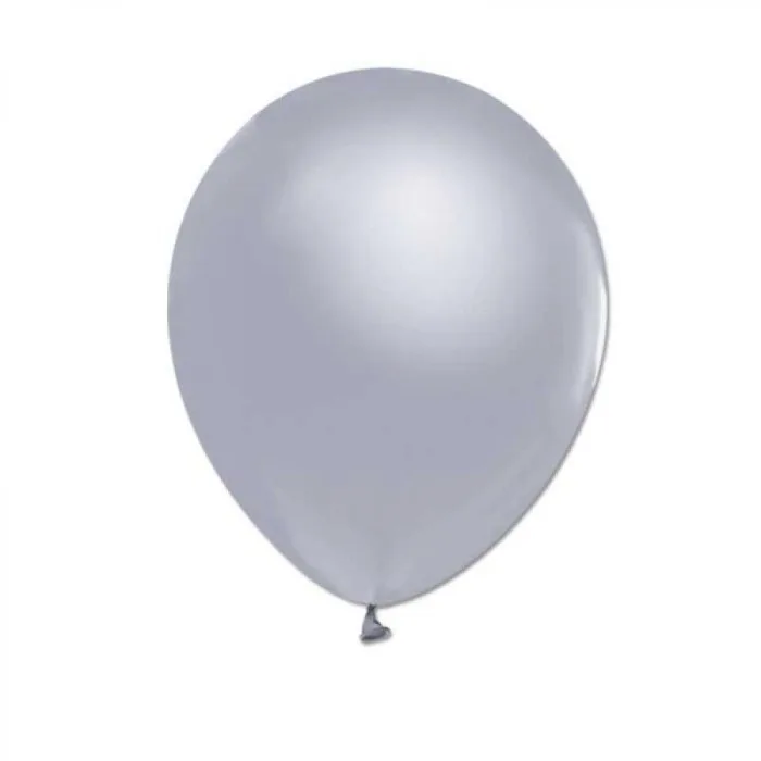 Nedi Metalik Balon 10"lu Gümüş 12960