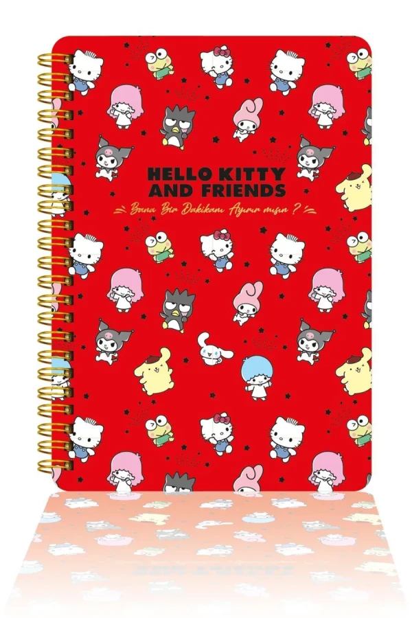 Victorias Journals Hello Kitty 14x20 Sert Kap.spiralli Günlük 524-1891