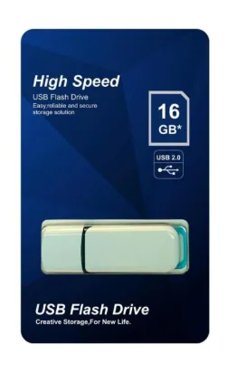 Elba 16gb Usb 2.0 Beyaz-mavi Flash Bellek