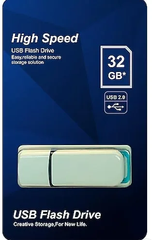 Elba 32gb Usb 2.0 Beyaz-mavi Flash Bellek
