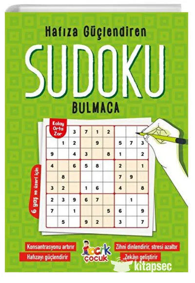 Sudoku Hafıza Güçlendiren Sudoku Bulmaca - Bıcırık Yayınları
