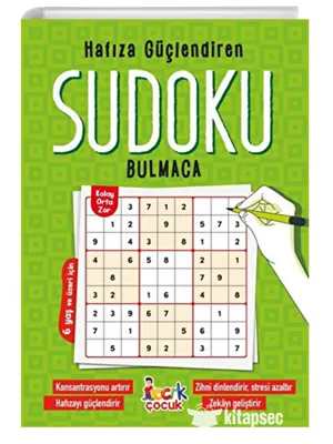 Sudoku Hafıza Güçlendiren Sudoku Bulmaca - Bıcırık Yayınları