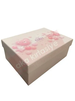 Mikro Hello Girl Dikdörtgen Hediye Kutusu No:1 Mbx-4228