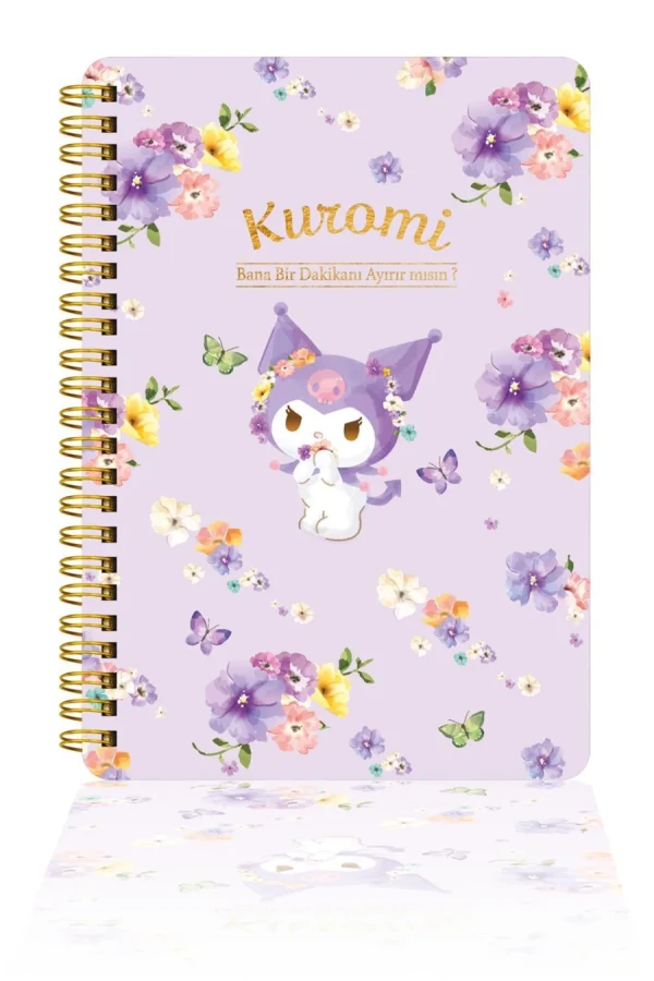 Victorias Journals Kuromi 14x20 Sert Kap.spiralli Günlük 524-1895