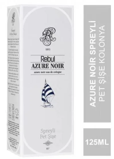 Rebul 125 Ml Kolonya Pet Şişe Sprey Azure Noir