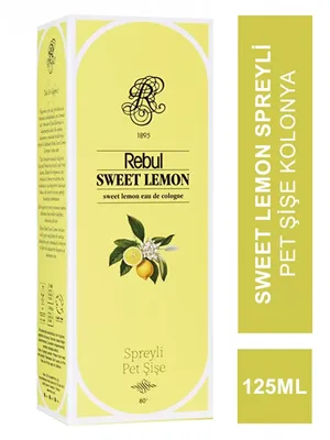 Rebul 125 Ml Kolonya Pet Şişe Sprey Sweet Lemon