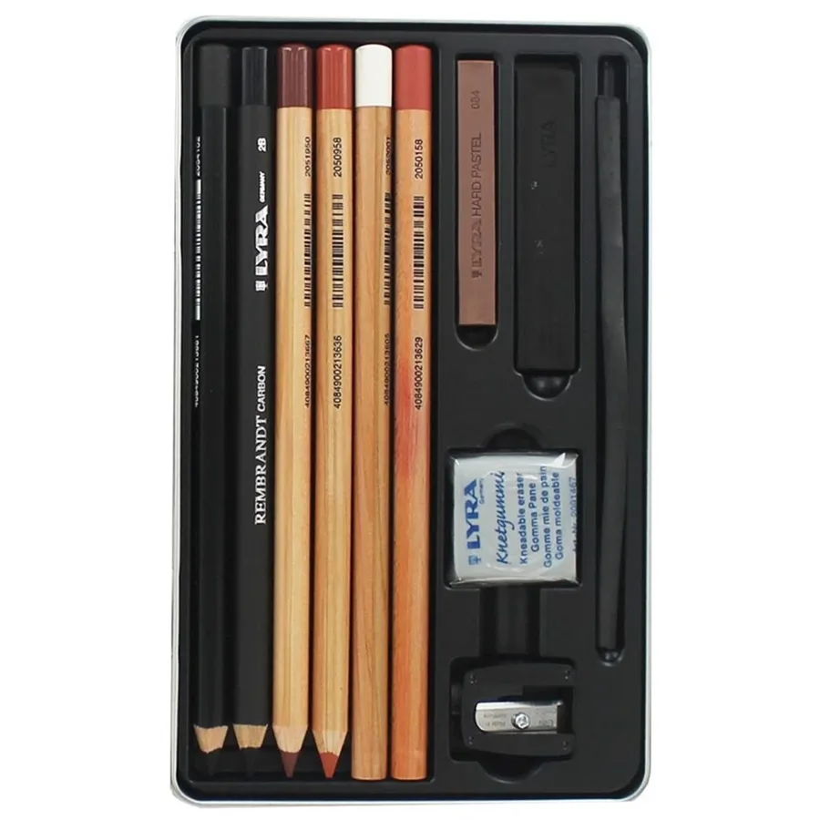 Lyra Rembrandt Sketching Set 11"li Metal Kutu L2051110