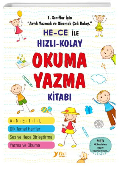 He-ce İle Hızlı Kolay Okuma Yazma Kitabı - Yuva Yayınları
