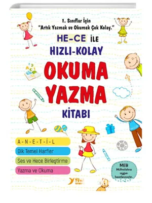 He-ce İle Hızlı Kolay Okuma Yazma Kitabı - Yuva Yayınları