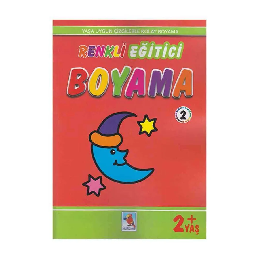 Renkli Eğitici Boyama 2 (+2 Yaş) - Nurdan Yayınları