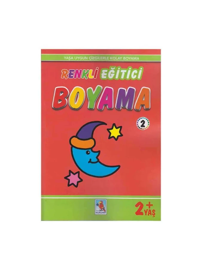 Renkli Eğitici Boyama 2 (+2 Yaş) - Nurdan Yayınları