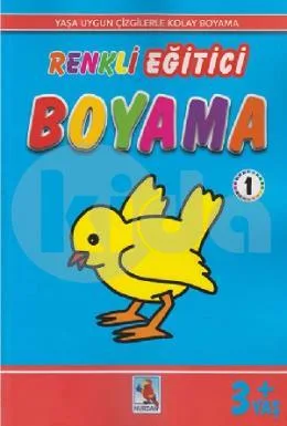 Renkli Eğitici Boyama 1 (+3 Yaş) - Nurdan Yayınları