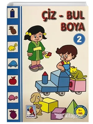 Renkli Eğitici Boyama Harfler ve Sayılar (+5 Yaş) - Nurdan Yayınları