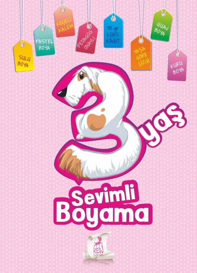 Sevimli Boyama 3 Yaş - Ren Çocuk Yayınları