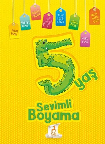 Sevimli Boyama 5 Yaş - Ren Çocuk Yayınları