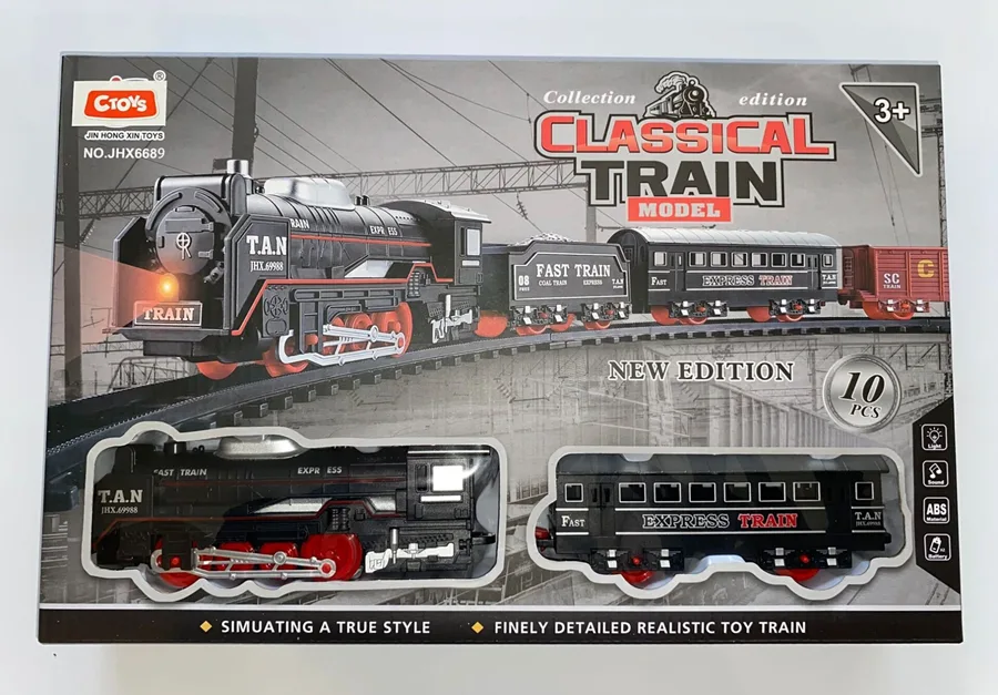 Ctoys Işıklı Sesli Tren Seti 10 Parça Jhx6689