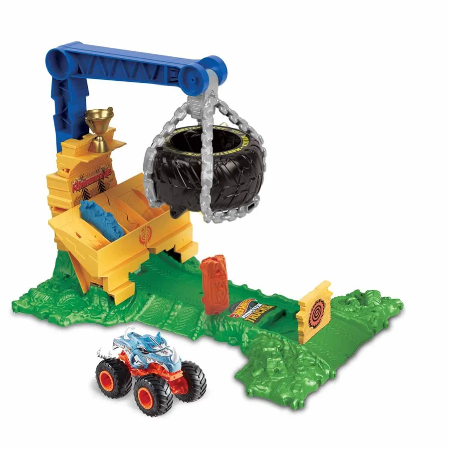 Hot Wheels Monster Trucks Arenada Rhinomite Mücadelesi Htp18