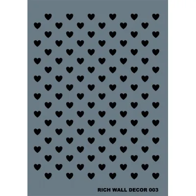 Rich New Seri 11x29 Medium Stencil M-003