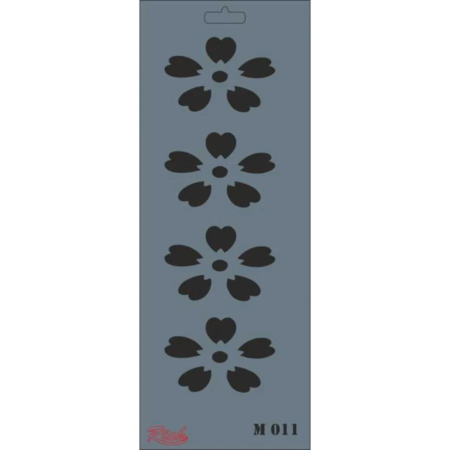 Rich New Seri 11x29 Medium Stencil M-011