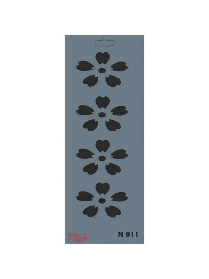 Rich New Seri 11x29 Medium Stencil M-011