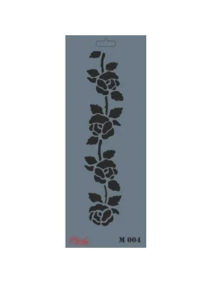 Rich New Seri 11x29 Medium Stencil M-004