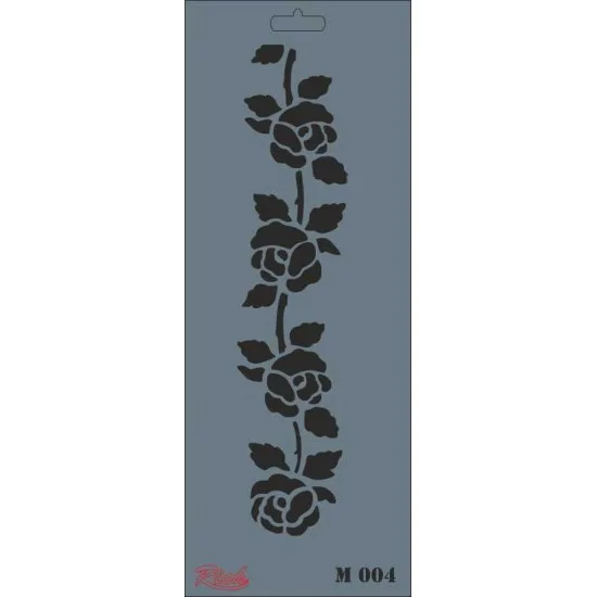 Rich New Seri 11x29 Medium Stencil M-004