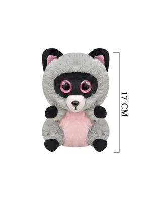 Selay 17 Cm Peluş Rakun Gri 3367