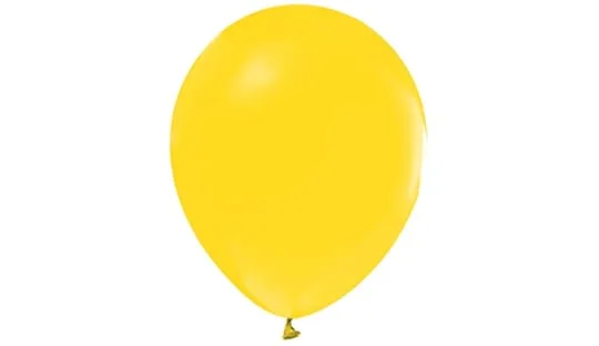Nedi Düz Renk Balon 10"lu Sarı 12944